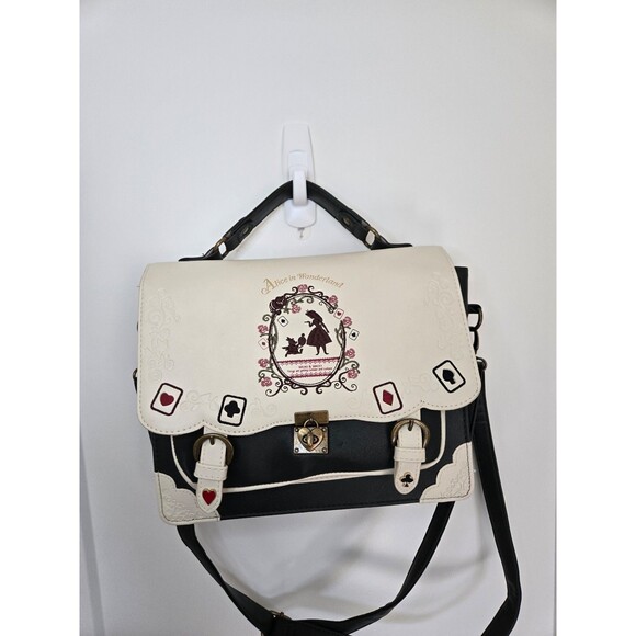 Handbags - Lolita Alice In Wonderland Messenger Shoulder Bag Backpack Handbag Purse Gift